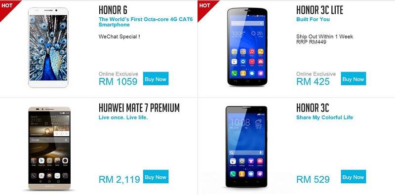 Huawei and Honor Devices Now Subjected to GST on Vmall.my ...