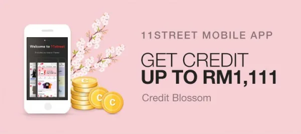 11street Credit Blossom Promotion