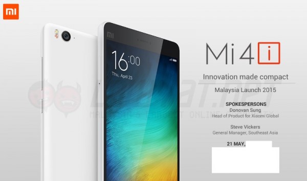 Xiaomi Mi 4i Malaysia Launch