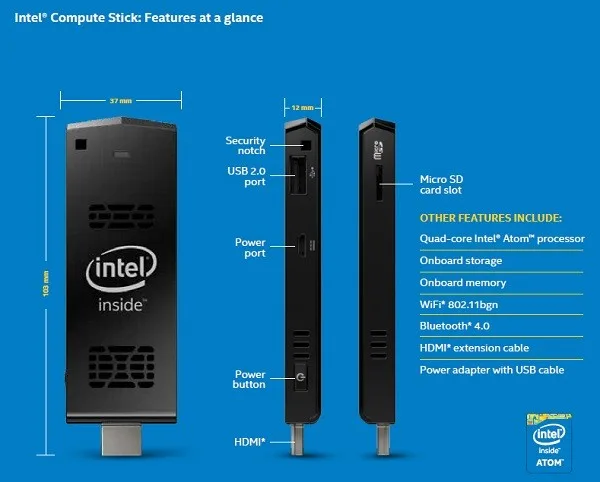 Compute Stick Features