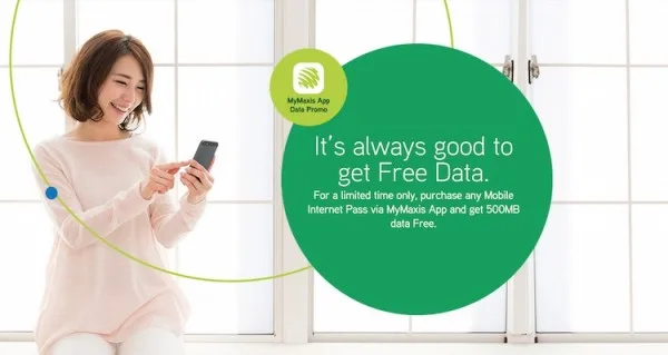 Maxis Free 500MB Data