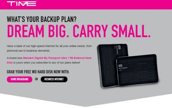 TIME WD HDD
