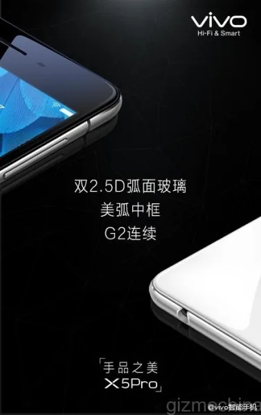 Vivo X5 pro 2.5D Glass