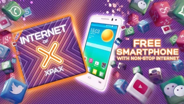 Xpax Free Smartphone with Non Stop Internet