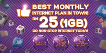 Xpax New Internet Plan 1GB for RM25