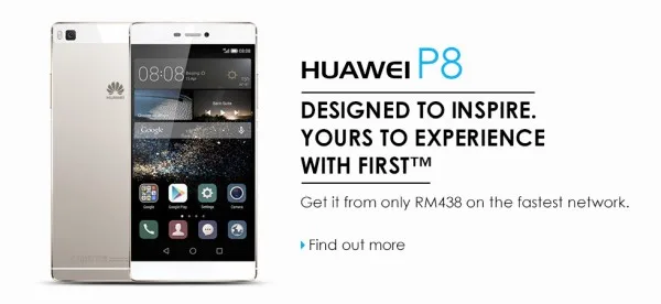 Celcom Huawei P8