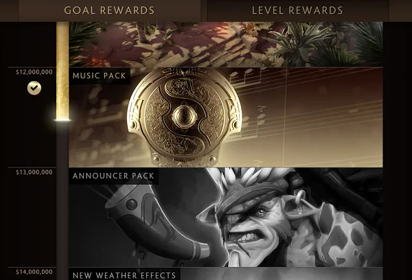 Dota 2 TI5 Compendium Stretch Goals