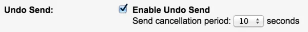 Gmail Undo Send