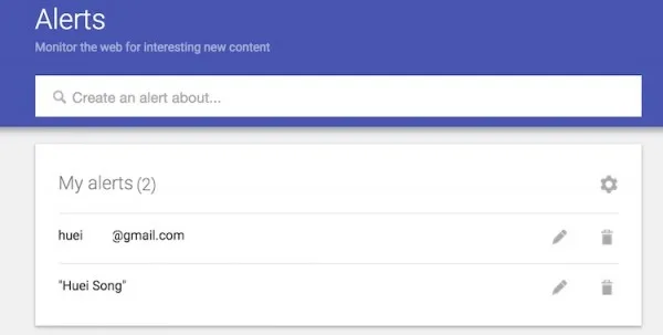 Google Alerts