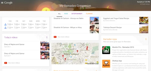 Google My Ramadan Companion