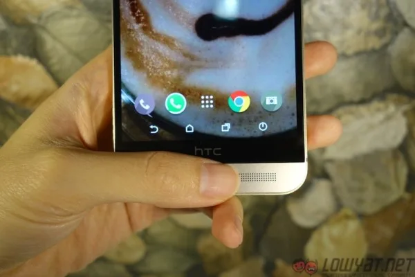 HTC One M9 Plus Design Fingerprint Sensor