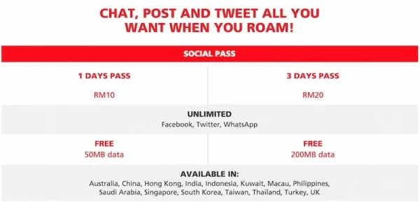 Hotlink Unlimited WhatsApp Facebook and Twitter