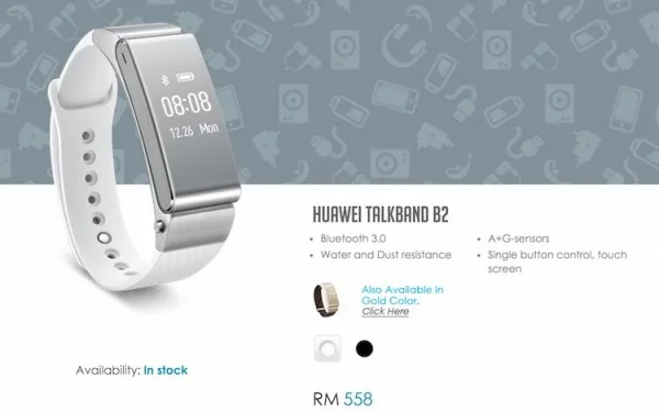 Huawei Talkband B2 Price Malaysia Vmall
