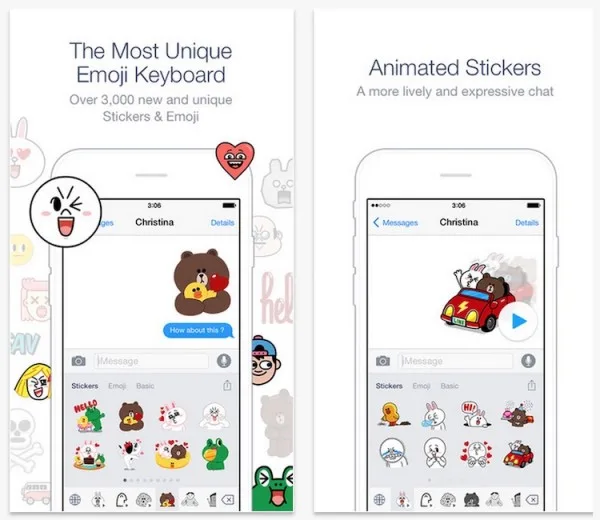 Line Emoji Keyboard for iOS