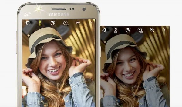 Samsung Galaxy J7 Front Camera Flash