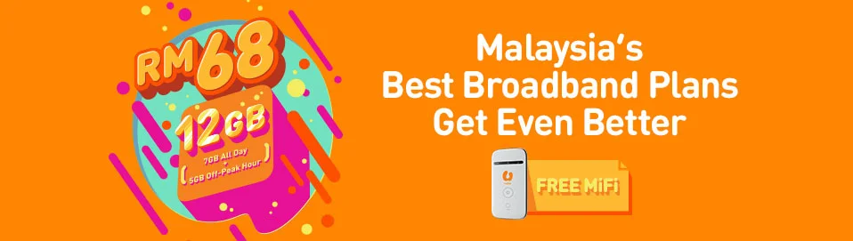 U Mobile Postpaid Broadband Plan Free 2GB Data Promotion