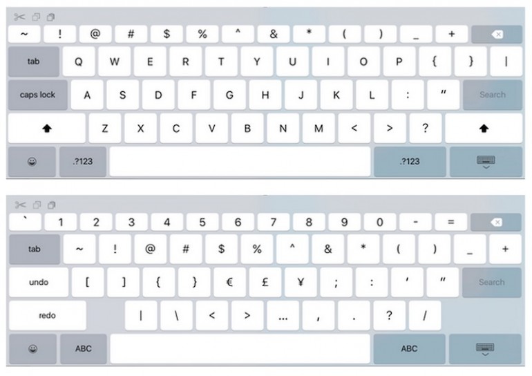 New Larger Keyboard in iOS 9 Beta Hints at an iPad Pro