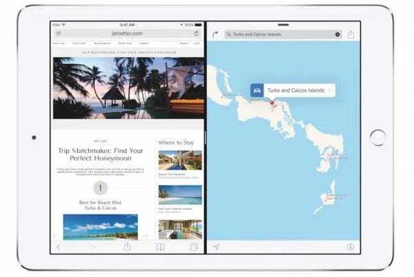 iPad Air 2 Split View