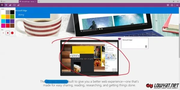 Microsoft Edge - Windows 10