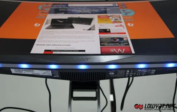 Acer XR341CK UltraWide QHD Curved Monitor Hands On 15