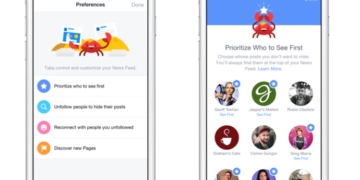 FB News Feed Prioritize Who to See First