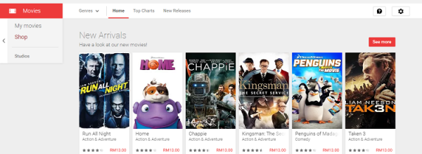 Google Play Movies Malaysia