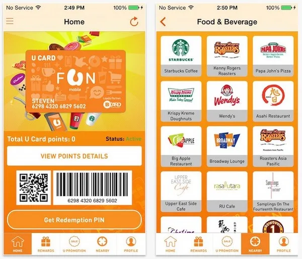 MYUMOBILE App U Card Rewards