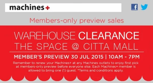 Machines Members Wearhouse Clearance Sales
