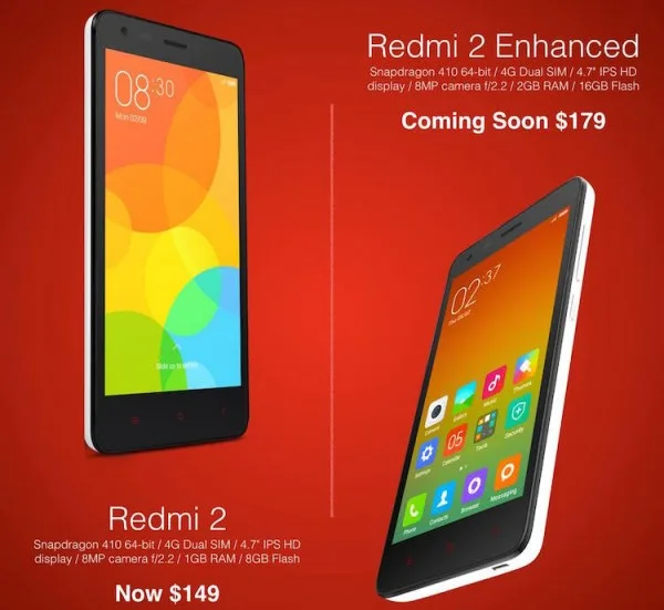 Mi Singapore Redmi 2 Enhanced S179