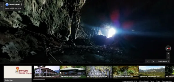 Mulu Caves Street View
