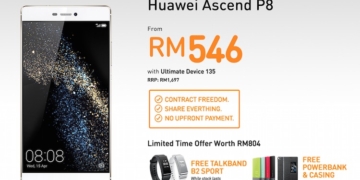 U Mobile Huawei P8 Bundle with Freebies