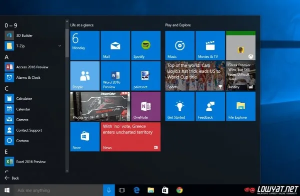 Windows 10 Start Menu 05