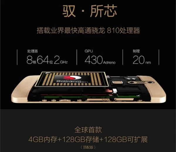 ZTE Axon Lux 4GB RAM 128GB Storage