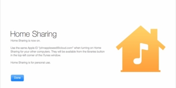 iTunes 12.2 Home SHaring