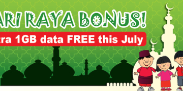 redONE Hari Raya 1GB Free Data Promotion