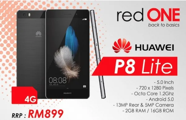 redONE Huawei P8 Lite Bundle