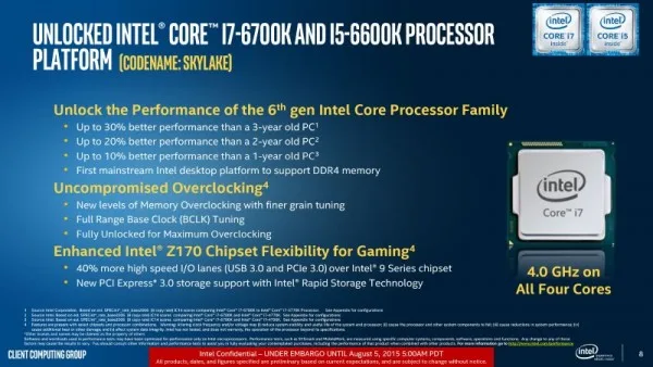 Intel Core i5-6600K and Intel Core i7-6700K - Skylake
