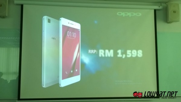 OPPO R7 Malaysian Pricing