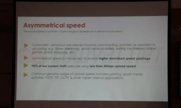 All New UniFi Asymmetrical Speed