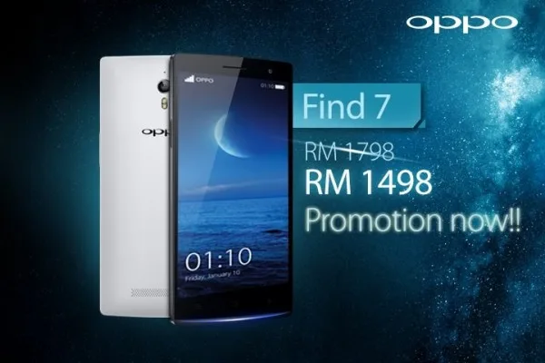 OPPO Find 7 Price Reduction