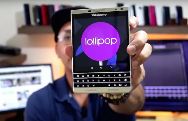 BlackBerry Passport Running on Android Lollipop