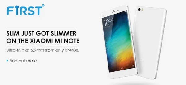 Celcom Xiaomi Mi Note Bundle