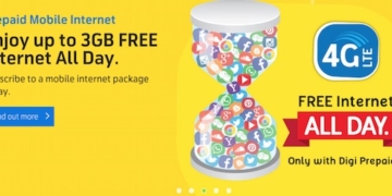 Digi prepaid mobile internet add on August 2015