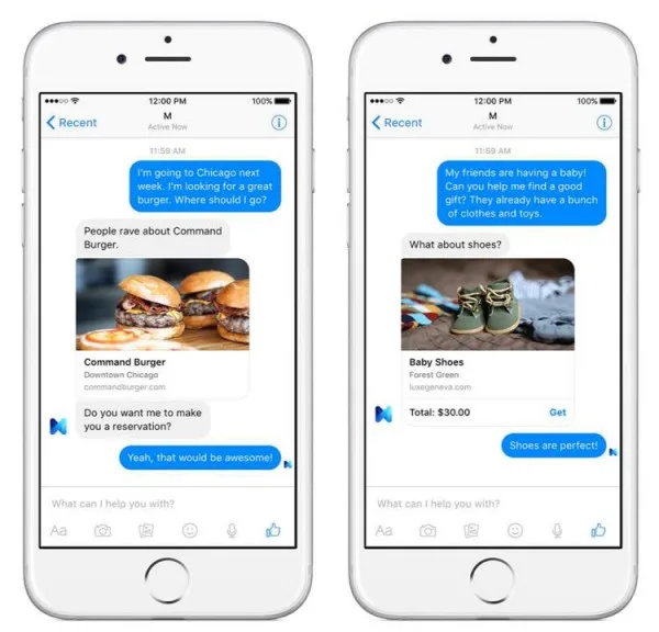 Facebook M Example