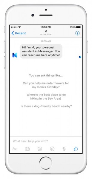 Facebook M Personal Assistant