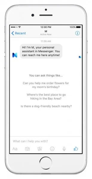 Facebook M Personal Assistant