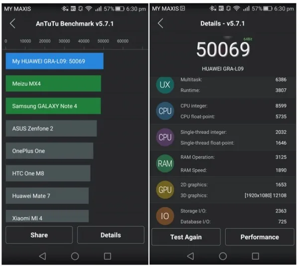 Huawei P8 AnTuTu Score 1