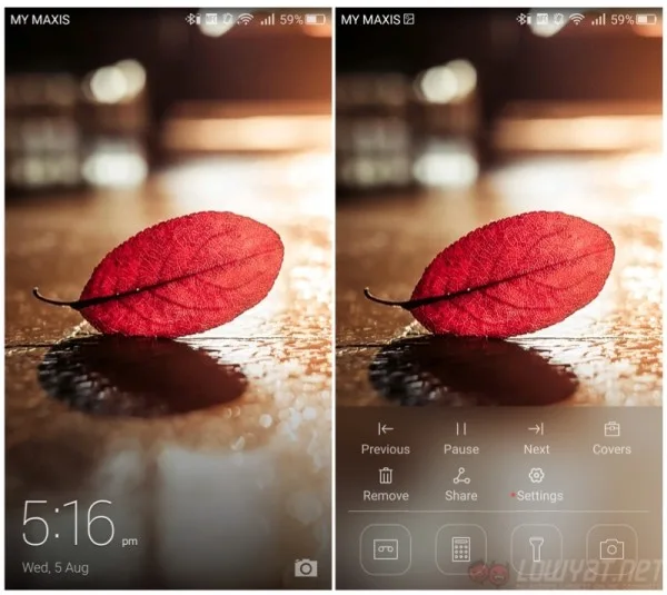 Huawei P8 Lock Screen