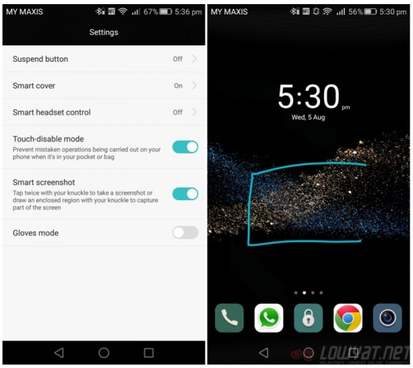 Huawei P8 Smart Screenshot