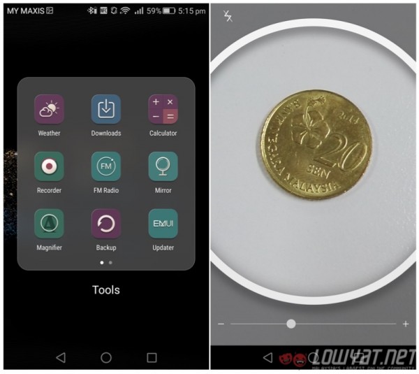Huawei P8 Tools and Magnifier App
